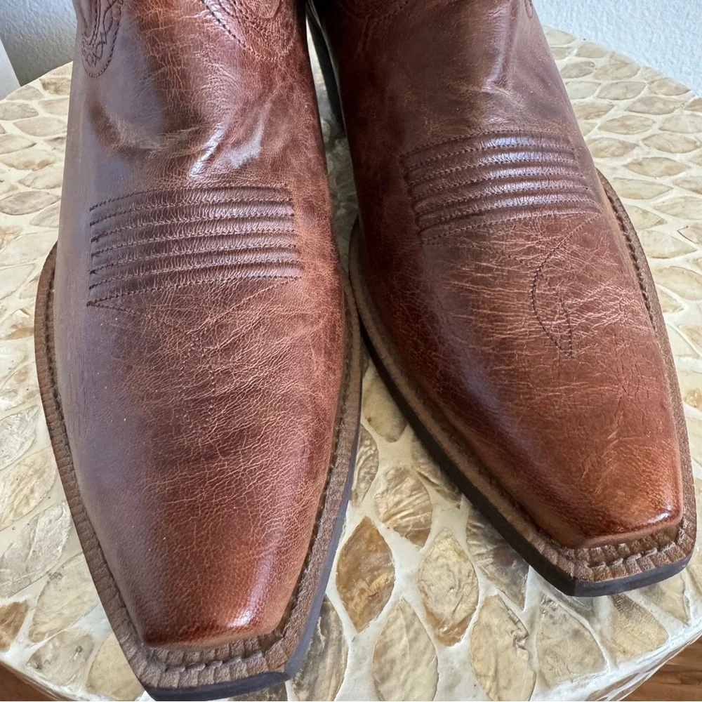 New Ariat Men’s Square Toe Western Cowboy Boots size 9D - Picture 10 of 14